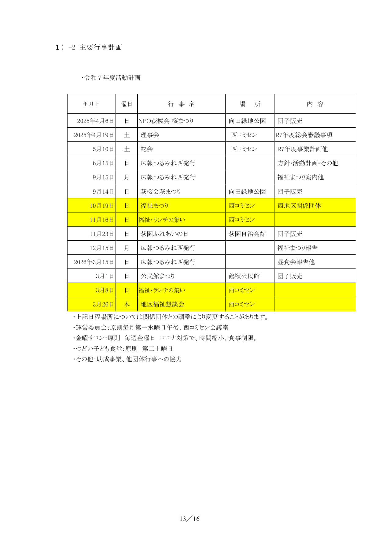 茅ヶ崎市　鶴嶺西地区社会福祉協議会