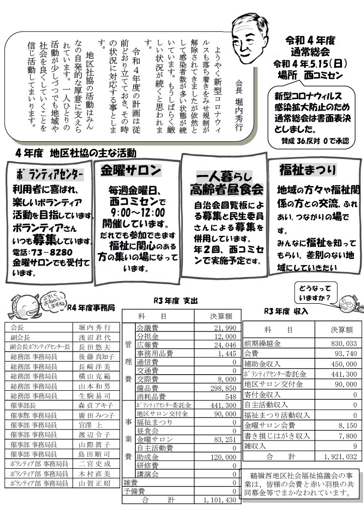 茅ヶ崎市　鶴嶺西地区社会福祉協議会